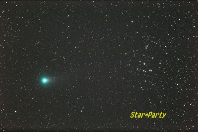ラブジョイ彗星1(C/2013 R1) 2013.11.08 02hh26m-34m(120sec×4) ZenithStar80(80mm/f=545mm)＋Eos6D ISO6400 メトカーフコンポジット
