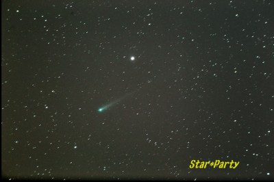 アイソン彗星(C/2012 S1) 2013.11.08 04h01m-15m (60sec×12) ZenithStar80(80mm/f=545mm)＋Eos6D ISO6400 メトカーフコンポジット
